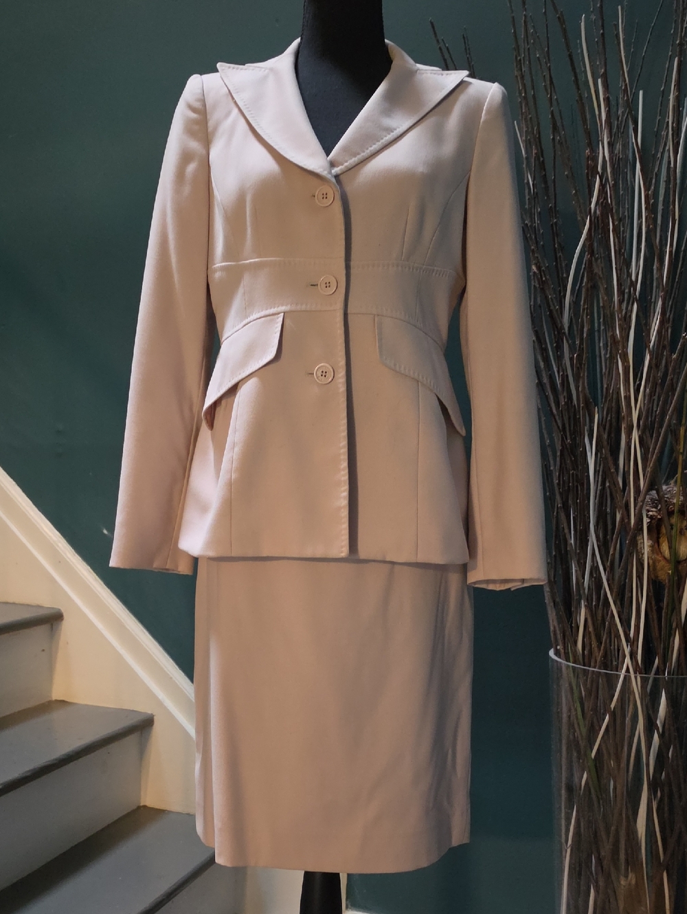 Anne Klein Soft Blush Suit